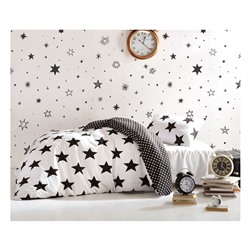 1 сп. Комплект Постельного Белья Tek Kişilik B&W BigStar