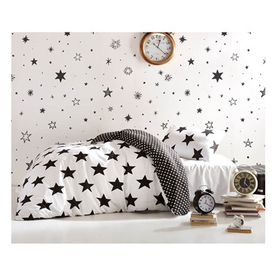 1 сп. Комплект Постельного Белья Tek Kişilik B&W BigStar