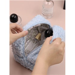 Kristaller Косметичка женская плюшевая «Тедди», голубой