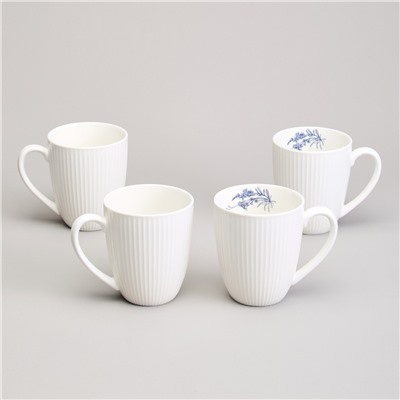 НАБОР КРУЖЕК LEFARD "ROYAL BLUE" 4 ШТ. 400 МЛ 12*9*10,5 СМ