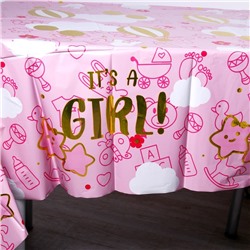 Скатерть It's a GIRL!, 137 × 183 см