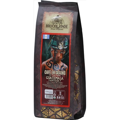 CAFE DE BROCELIANDE. Guatemala (зерновой) 250 гр. мягкая упаковка