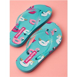 Сланцы «Надувные фламинго» детские