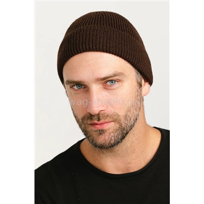 Мужская шапка с отворотом Топ426