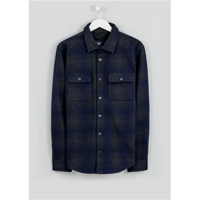 Morley Grey Check Shirt Jacket