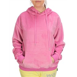 7004-4 PINK Худи женское на флисе