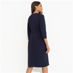 Платье силуэтное, Игра на повышение (синий)