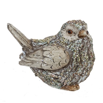 Фигурка декоративная "Птичка", L7 W4 H5 см, 2в.