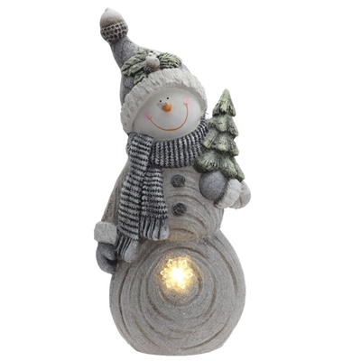 GAEM Фигурка декоративная "Снеговик" с подсветкой (АААх3, н/п), L24 W15 H53 см, 2в.