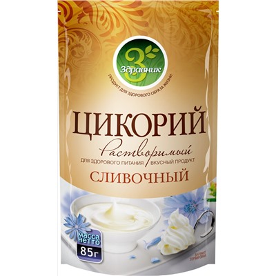 Здравник. Цикорий со сливками 85 гр. мягкая упаковка