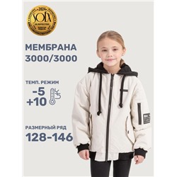 Куртка утеплённая для девочки NIKASTYLE 4м4225 Кешью