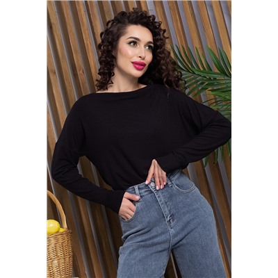 Блуза Грей (черная) Б13046-44М