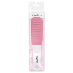 SOLOMEYA Пилка Педикюрная с микромассажем РОЗОВЫЙ КВАРЦ 80/150