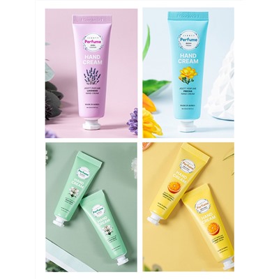 Jigott Набор парфюмированных кремов для рук / Perfume Assorted Hand Cream Set Of 5, 50 мл x 5