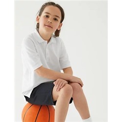 2 Pack Unisex Skin Kind™ School Polo Shirts (2-16 Yrs)