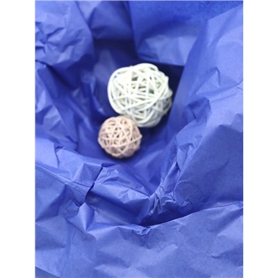 Бумага тишью "Classic", dark blue, 50 х 66 см, 14г/м2 (набор 10 шт.)