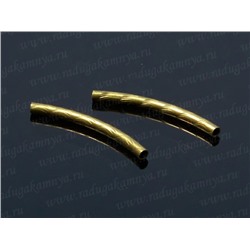 Разделитель-трубочка, цв.латунь, 3*35мм
