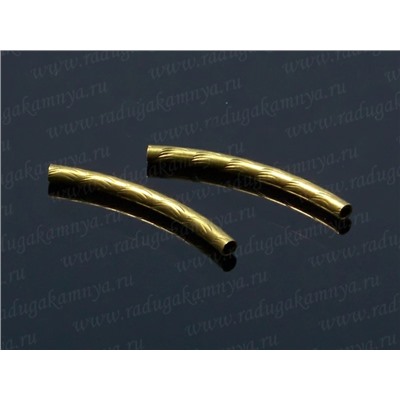 Разделитель-трубочка, цв.латунь, 3*35мм