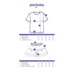 Комплект для девочки: футболка, шорты