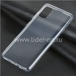 Задняя панель для Samsung Galaxy  A41 Силикон  прозрачная (пакет)