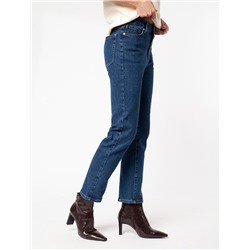 Прямые джинсы из эластичного денима