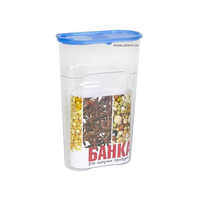 Банка 2,3л для сыпучих продуктов Люкс