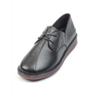 03-5905 BLACK Полуботинки женские (натуральная кожа)