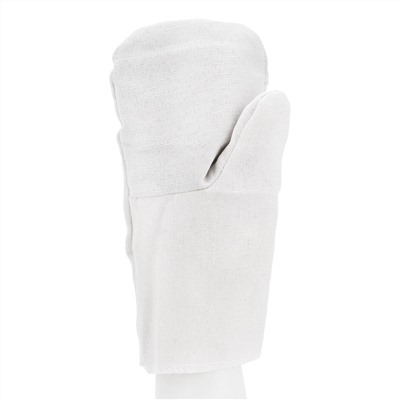 Рукавицы х/б двунитка, наладон двунитка, 1 размер Сибртех