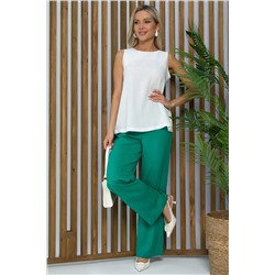 Костюм Фиби (бело-зеленый) К13483-25М