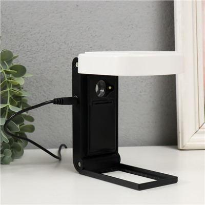 Лампа-лупа х10 ×25 для творчества LEDx24 от 3АAA+ USB линзы d=1 см и 12.5 см 5×8.3×22 см