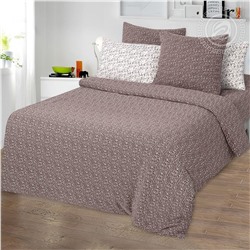 Пододеяльник трикотажный на молнии Эспрессо тёмный Арт Дизайн