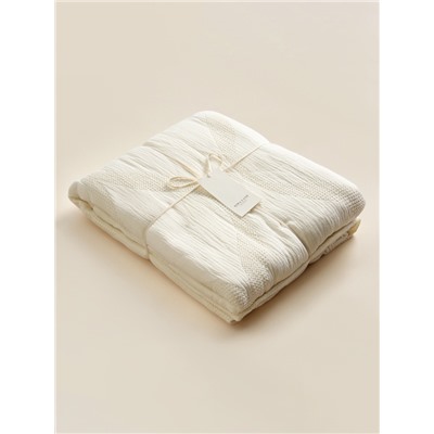 Плед SL Home Cotton 210*240 см, муслин/жаккард, 100% хлопок