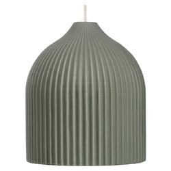 Свеча декоративная цвета шалфея из коллекции Edge, 10,5см