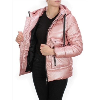 8063 PINK Куртка демисезонная женская (130 гр. синтепон)