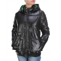 8266 BLACK Куртка демисезонная женская BAOFANI (100 гр. синтепон)