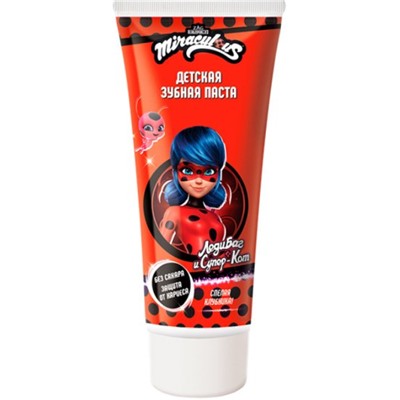 Леди Баг и Супер-Кот Зубная паста ЛЕДИ БАГ 60 мл