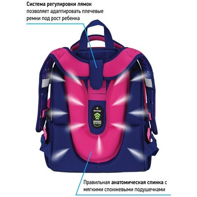 Ранец Berlingo Expert "Akita boy" 37*28*16см, 2 отделения, 2 кармана, анатомическая спинка
