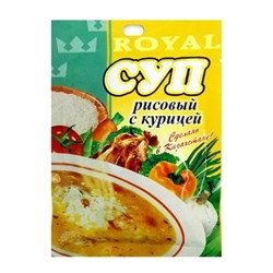 Суп Royal Food Рисовый с курицей 75гр (80шт)