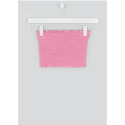 Girls Candy Couture Shirred Bandeau Top (9-16yrs)