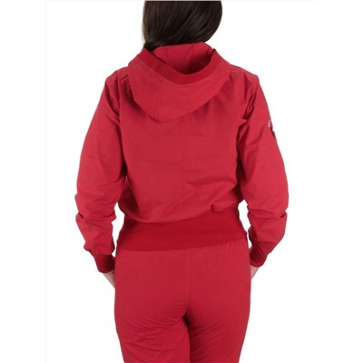 9601 RED/BLACK Костюм спортивный тройка женский (100% полиэстер )
