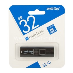 USB Flash  32GB SmartBuy Fashion черный 3.0