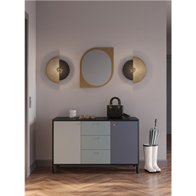 Шкатулка для украшений Marm, Ø10,5 см, белый мрамор