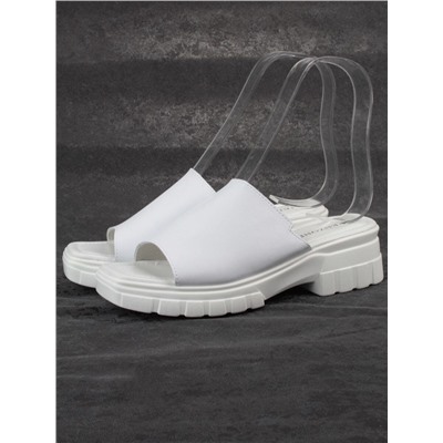 08-PEXL131-1 WHITE Босоножки женские (натуральная кожа)
