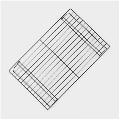 Решётка для глазирования и остывания выпечки 3-х ярусная KONFINETTA, 40,5×25 см, цвет чёрный