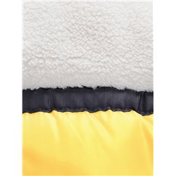 Парка зимняя подростковая для девочки желтого цвета 9332J