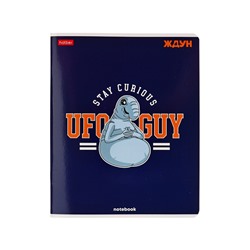 Тетрадь 48 листов в клетку Hatber «ЖДУН», обложка мелованный картон, скруглённые углы, блок офсет 60-65 г/м², МИКС 5 видов