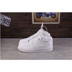 Зимние Nike Air Force из натуральной кожи