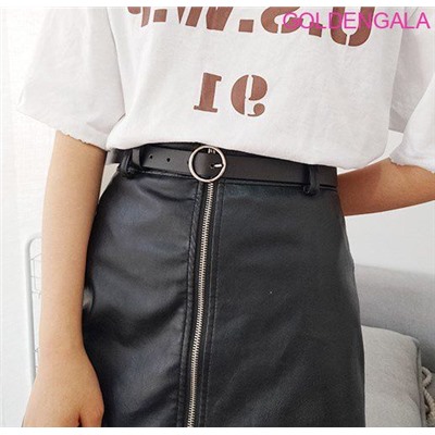 Ремень женский из мягкой экокожи 2,8х118 см Р14