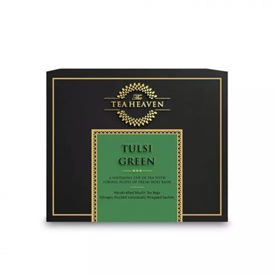 Зеленый чай с Тулси (17 пак), Tulsi Green Tea, произв. Tea Heaven