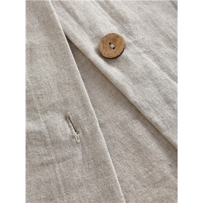 Пододеяльник SL Home Linen collection 150*220 см , цв.серый, лён30%/хлопок70%